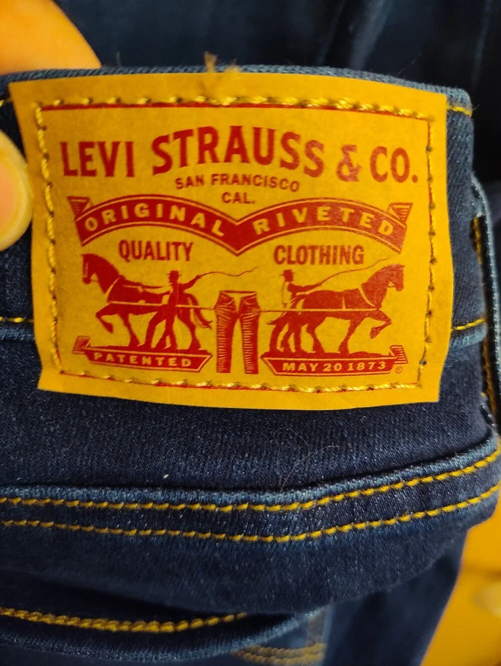 Levi's Dark Blue Skinny Jeans
